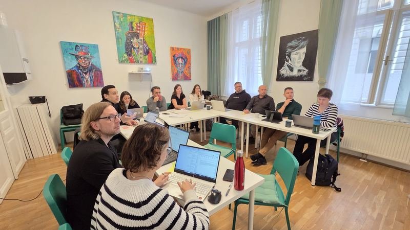 Round-table discussion among the partners